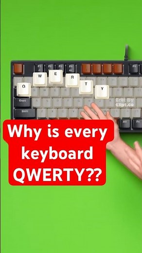 Why is every keyboard QWERTY??