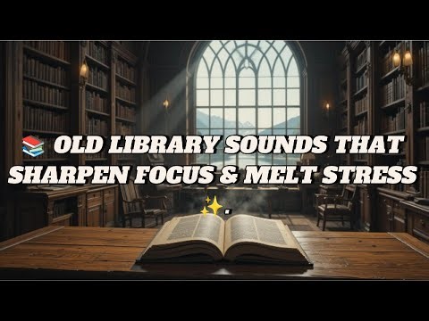 Old Library Ambience with Page Sounds