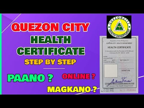 Quezon City Health Certificate Online - STEP by STEP guide - PART 1 [2022]
