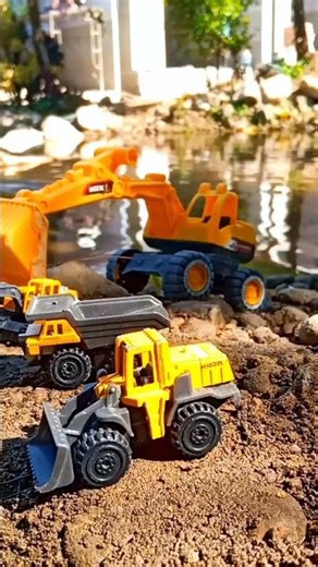 Steam Roller, Excavator, Wheel Loader Dump Truck