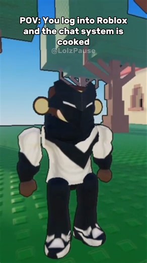 POV: You log into Roblox and the chat system is cooked #roblox #relatable