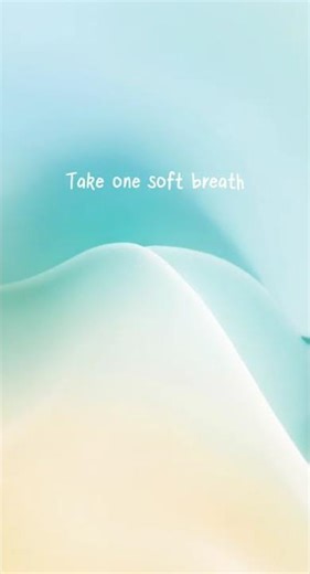 A Moment to Come Back to Yourself