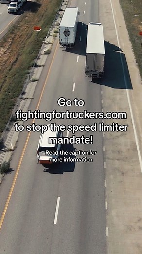 How often do you see this on the highway? This is called an "elephant race" and occurs when one truck merges into the passing lane in an attempt to pass another trucker. 🚛 Elephant races occur more frequently when speed limiters are placed in trucks. Speed limiters restrict drivers from surpassing a governed speed. This causes: increased vehicle interactions leading to more accidents and pressures truckers to make up for lost productivity.🚨You can help truckers take action by going to fighting