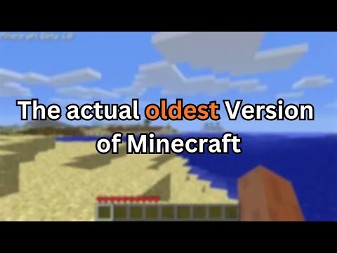 I Played The Beta Version of Minecraft...