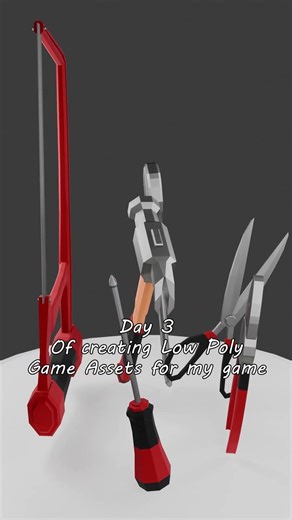 Day 4 Of Creating Game assets for my game. #blender3d #3dgamedevelopment