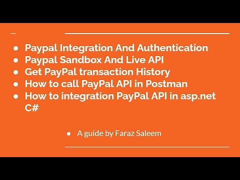 PayPal integration Step by step in asp.net Web Api C#