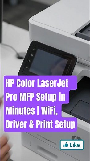 HP Color LaserJet Pro MFP Setup in Minutes | WiFi, Driver & Print Setup #hpprinter #hpprinterservice