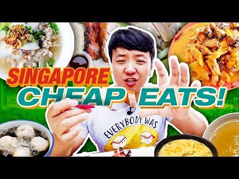 MUST TRY Singapore CHEAP EATS! Hawker Street Food Tour of Singapore