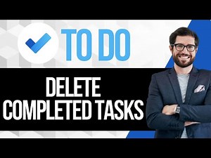 How to Delete All Completed Tasks in Microsoft to Do