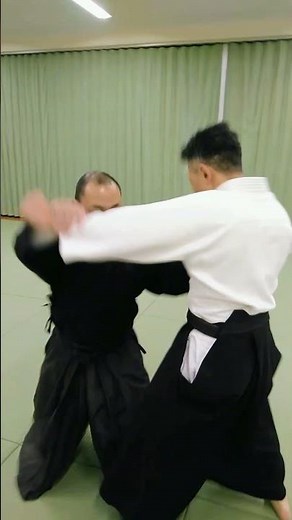 合気による掌底打ち #合気 #武術#突き技 #護身術