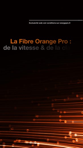 Pas besoin d’un manuel pour comprendre notre offre. La Fibre Orange Pro, c’est : ✔️ 36€ HT/mois ✔️ Pour les pros ✔️ Transparent | Orange Pro