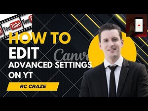 How to edit advanced settings in youtube studio
