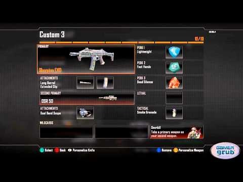 Call Of Duty Black Ops 2 MLG Class Set ups