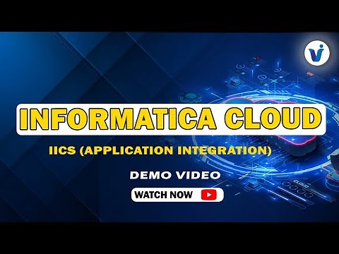 Informatica Cloud IICS Application Integration || Beginner Tutorial