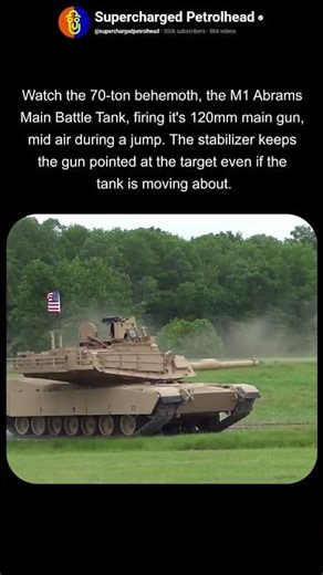 M1 Abrams Tank Jump