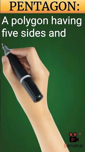 What is a Pentagon? Definition of Pentagon. Concept of Pentagon? #definition #pentagon #polygon