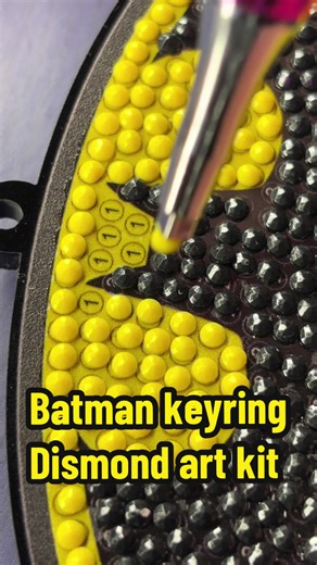 Create Your Own Batman Diamond Painting Keyring