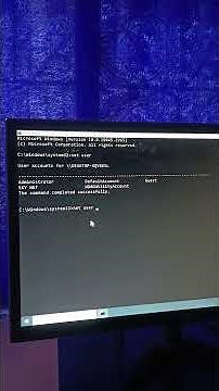 Ms dos से User Account कैसे बनाए #MSDOS#MSDOSCommands#UserAccount#ComputerBasics#ComputerCourse
