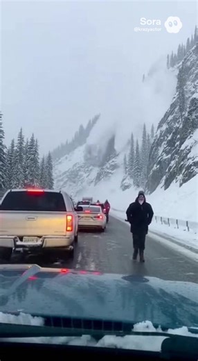 Demolished . . . #snow #caraccident #fyp #fypシ #horrortok