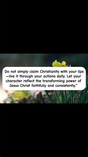 Child of God, Your Life Should Show Jesus ‪@SowingSeedsofFaithMinistries‬