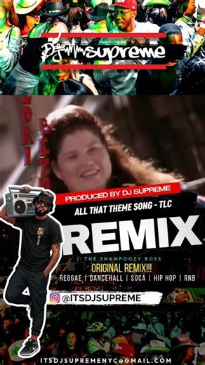 All that (show theme song remix) TLC #remix #refix #mashup #ItsDJSupreme