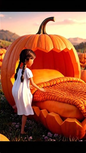 Cinderella’s Dream: Deep Sleep on a Giant Pumpkin (Fairytale ASMR) #halloween #4kasmr #disney