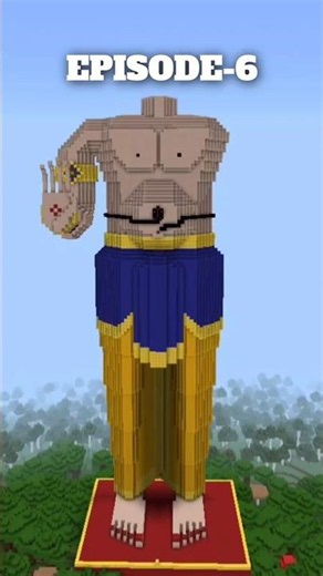 Shri Ganesha murti building in Minecraft Ep.6 #ganesh #ganesha #minecraft