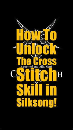 RedTheWolf on Instagram: "This is you no nonsense guide to unlocking the Cross Stitch Ability in Hollowknight Silksong! #hollowknight #hollowknightsilksong #silksong #tutorial #guide #fyp"