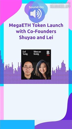 MegaETH Token Launch with Co-Founders Shuyao and Lei | Bankless