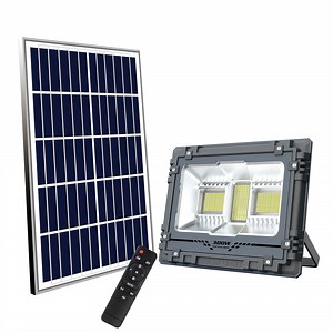 [Hot Item] Mj-Aw300 High Power Solar Energy Saving Outdoor Lamp Remote Control Light 300W LED Solar Flood Light