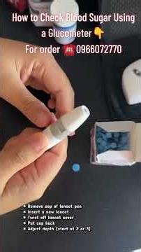 How to Check Blood Sugar Using a Glucometer #duet #hospital