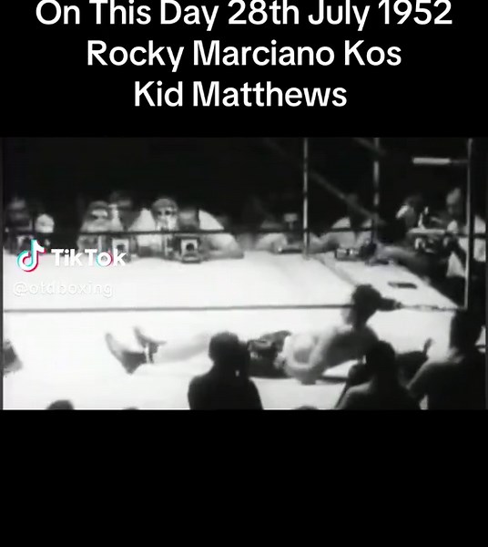 Rocky Marciano's Historic Win Against Kid Matthews