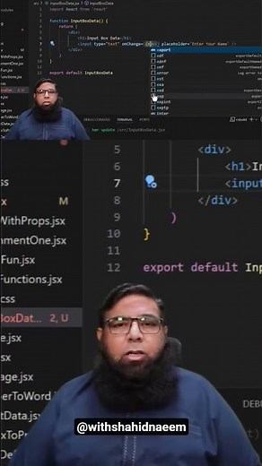 onChange Event in ReactJS| ReactJS Tutorial P21 #coding #programming #javascript #education #reactjs