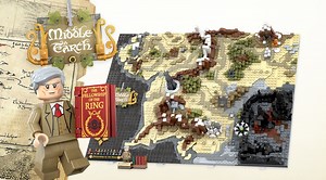 Map of Middle-earth attempts to resurrect The Lord of the Rings through LEGO Ideas