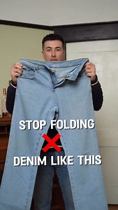 10K reactions · 1.2K shares | How to fold your denim. #menstyletips #howto #styletips #howtofold #denimpants #foldingtips | The Scott Effect | Facebook