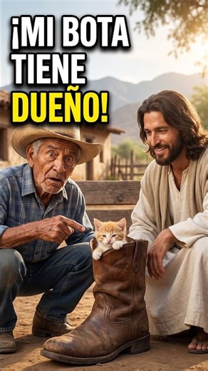 Don Manuel Found a Kitten Inside His Boot… And Then the Cow Surprised Everyone 🐱🐄❤️ #grandma