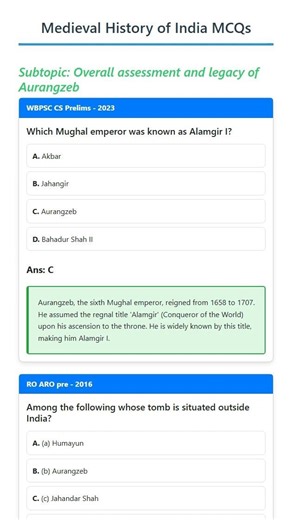 Overall assessment and legacy of Aurangzeb