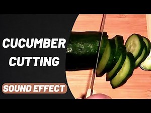 Cucumber Cutting Sound Effect Stereo High Quality 96kHz