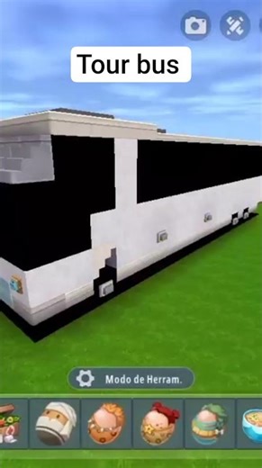 how to make tour bus Minecraft