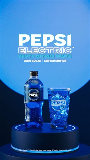 NEW Pepsi Electric Soft Drink, here for a limited time only. | Pepsi