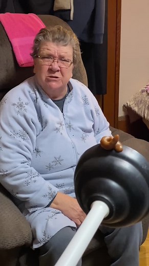 Hilarious Plunger Prank on Angry Grandma