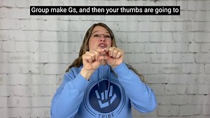 55 reactions | 蘭 Learn how to sign "GROUP" in American Sign...