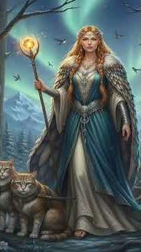 Freya's divine power #mythology #goddesart #shorts