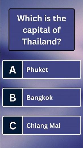 Only 1% Know This! 🇹🇭 Capital of Thailand Quiz 🤯 | VibeCheck