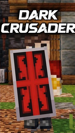Minecraft: DARK CRUSADER Banner Design #minecraft #shorts