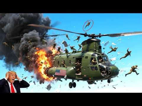 10 US CH-47 helicopters carrying 1,500 Generals were shot down by Russian SU-57s.