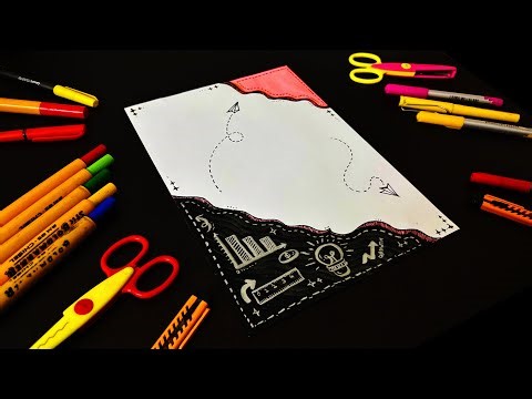 DIY Assignment Front Design | Aesthetic Project File Title Page