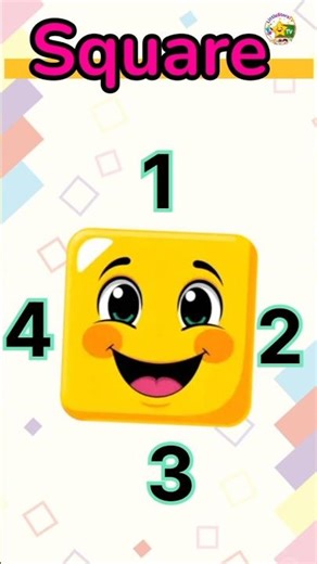 Square Shape 🟦 | Learn Shapes for Kids | Square Objects Around Us
