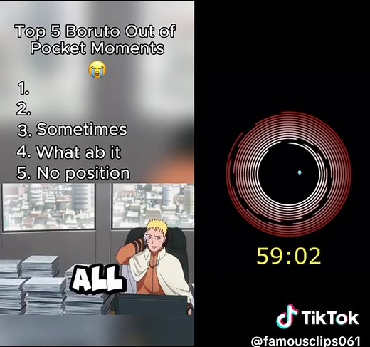 Top 5 Boruto Out Of Pocket Moments #fyp #fyppppppppppppppppppppppp #foryou #foryoupage #anime #animefyp #naruto #boruto