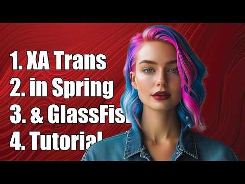 How to do Distributed Transactions XA in Spring and GlassFish 5?